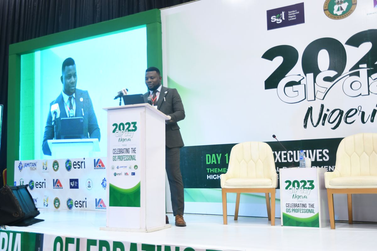 Speaking at GIS Day Nigeria 2023